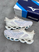 Mizuno Prophecy 14 Off White c/ Azul Claro