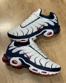Air Max TN Plus Branco Com Azul