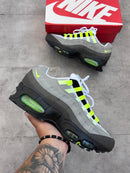 Nike AirMax 95 Cinza c/ Verde Neon