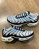 Air Max TN Plus Branco com Azul e Preto