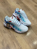 Nike AirMax TN Branco c/ Azul e Vermelho