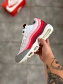Nike AirMax 95 Branco c/ Vermelho e Rosa