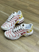 Nike AirMax TN Branco c/ Vermelho e Amarelo