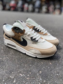 Nike AirMax 90 Bege c/ Branco e Preto