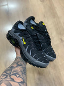 Nike AirMax TN Preto c/ Cinza e Amarelo