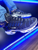 Nike AirMax TN AZUL Preto c/ Azul e Branco