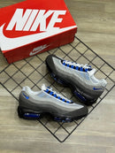 Nike AirMax 95 NOVO Cinza c/ Branco e Azul Royal
