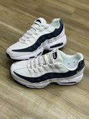 Nike AirMax 95 Branco c/ Azul Marinho