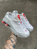 Nike Shox e Supreme Branco c/ Vermelho
