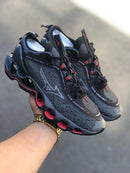 Mizuno Prophecy 13 Preto c/ Cinza e Vermelho