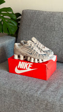 Nike Shox 12 Molas Retrô Cinza Claro c/ Branco