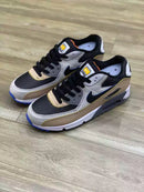 Air Max 90 Preto c Cinza e Marron