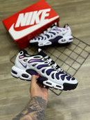 Nike AirMax TN Tunied Branco c/ Roxo e Preto
