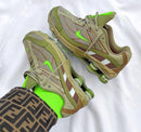 Nike Shox e Supreme Verde Militar c/ Verde Neon