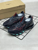 Mizuno Prophecy 14 Preto c/ Vermelho e Verde Água