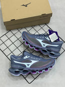 Mizuno Prophecy 15 Cinza c/ Roxo e Branco