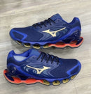 Mizuno Prophecy 12s Azul Marinho c/ Dourado e Laranja