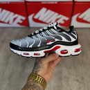 Nike Air Max TN Plus Branco c/ Preto e Vermelho