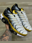 Nike Air Max TN Plus Branco, Dourado e Preto