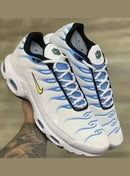 Nike Air Max TN Plus Azul c/ Roxo e Amarelo