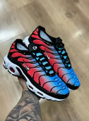 Nike Air Max TN Plus Degradê Vermelho e Azul c/ Preto