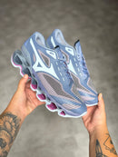 Mizuno Prophecy 15 Cinza c/ Roxo e Branco