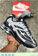 Nike Shox e Supreme Branco c/ Preto e Prata