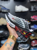Nike AirMax TN Plus 3 Vermelho Branco c/ Preto e Vermelho