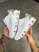 Nike Shox 12 Molas Retrô Branco c/ Prata
