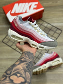 Nike AirMax 95 Branco c/ Vermelho e Rosa