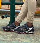 Mizuno Prophecy 12 Preto c/ Branco e Vermelho
