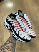 Nike AirMax TN Branco c/ Vermelho e Preto