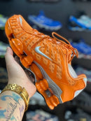 Nike Shox 12 Molas Retrô Laranja c/ Prata