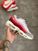 Nike AirMax 95 Branco c/ Vermelho e Rosa
