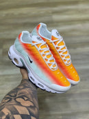 Nike AirMax TN Laranja Branco c/ Laranja e Verde Água