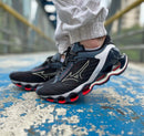 Mizuno Prophecy 12 Preto c/ Branco e Vermelho