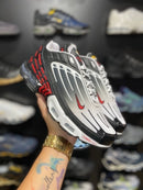 Nike AirMax TN Plus 3 Vermelho Branco c/ Preto e Vermelho