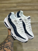 Nike AirMax 95 Branco c/ Azul Marinho