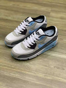 Air Max 90 Branco c Cinza e Azul