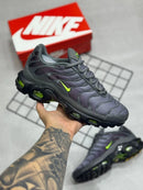 Nike AirMax TN Verde Cinza c/ Verde Limão