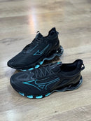 Mizuno Prophecy 14 Preto c/ Azul Turquesa