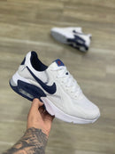 Nike AirMax 90 Branco c/ Azul Marinho
