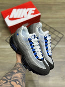 Nike AirMax 95 NOVO Cinza c/ Branco e Azul Royal