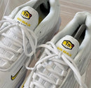 Nike AirMax TN Plus 3 Branco c/ Amarelo