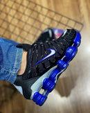 Nike Shox 12 Molas Retrô Preto c/ Azul Royal e Cinza