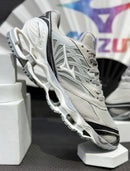 Mizuno Prophecy LS Cinza c/ Branco e Preto