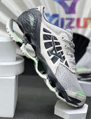 Mizuno Prophecy 9 Cinza Claro c/ Verde Menta