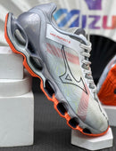 Mizuno Prophecy X Cinza c/ Laranja