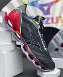 Mizuno Prophecy 11 Preto c/ Vermelho e Verde Limão