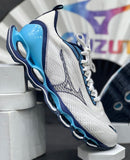 Mizuno Prophecy 11 Branco c/ Azul Claro e Azul Marinho